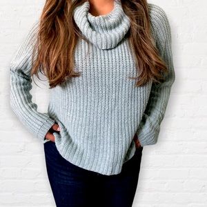 Mossimo knitted cowl neck sweater